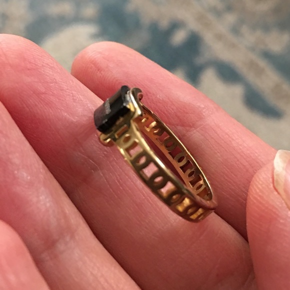 VLOSU VAFFNO gold plated stainless steel ring - Picture 7 of 10